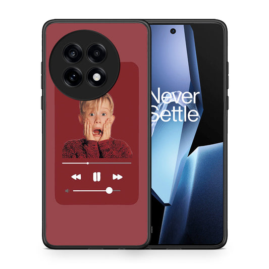Θήκη OnePlus 13R Xmas Alone Music από τη Smartfits με σχέδιο στο πίσω μέρος και μαύρο περίβλημα | OnePlus 13R Xmas Alone Music case with colorful back and black bezels