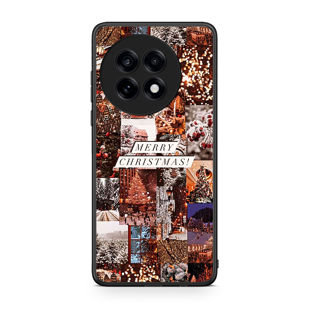 OnePlus 13R Xmas Collage θήκη από τη Smartfits με σχέδιο στο πίσω μέρος και μαύρο περίβλημα | Smartphone case with colorful back and black bezels by Smartfits