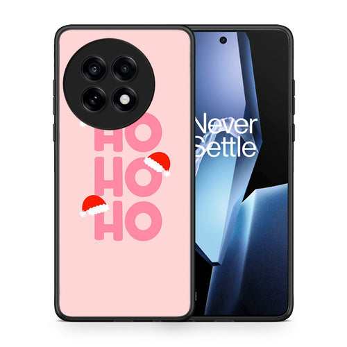 Θήκη OnePlus 13R Xmas Ho Ho Ho από τη Smartfits με σχέδιο στο πίσω μέρος και μαύρο περίβλημα | OnePlus 13R Xmas Ho Ho Ho case with colorful back and black bezels