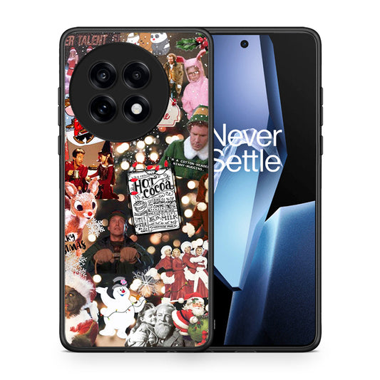 Θήκη OnePlus 13R Xmas Movies από τη Smartfits με σχέδιο στο πίσω μέρος και μαύρο περίβλημα | OnePlus 13R Xmas Movies case with colorful back and black bezels