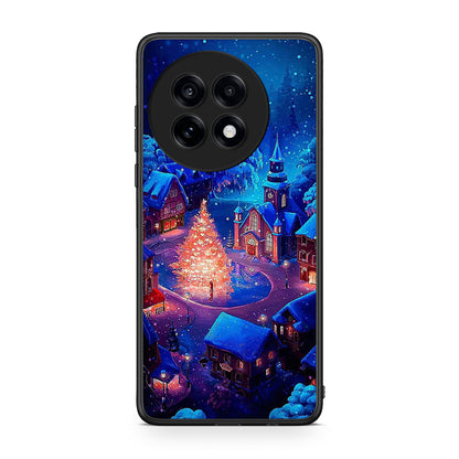 OnePlus 13R Xmas Village θήκη από τη Smartfits με σχέδιο στο πίσω μέρος και μαύρο περίβλημα | Smartphone case with colorful back and black bezels by Smartfits