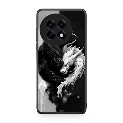 OnePlus 13R Yin Yang Θήκη από τη Smartfits με σχέδιο στο πίσω μέρος και μαύρο περίβλημα | Smartphone case with colorful back and black bezels by Smartfits