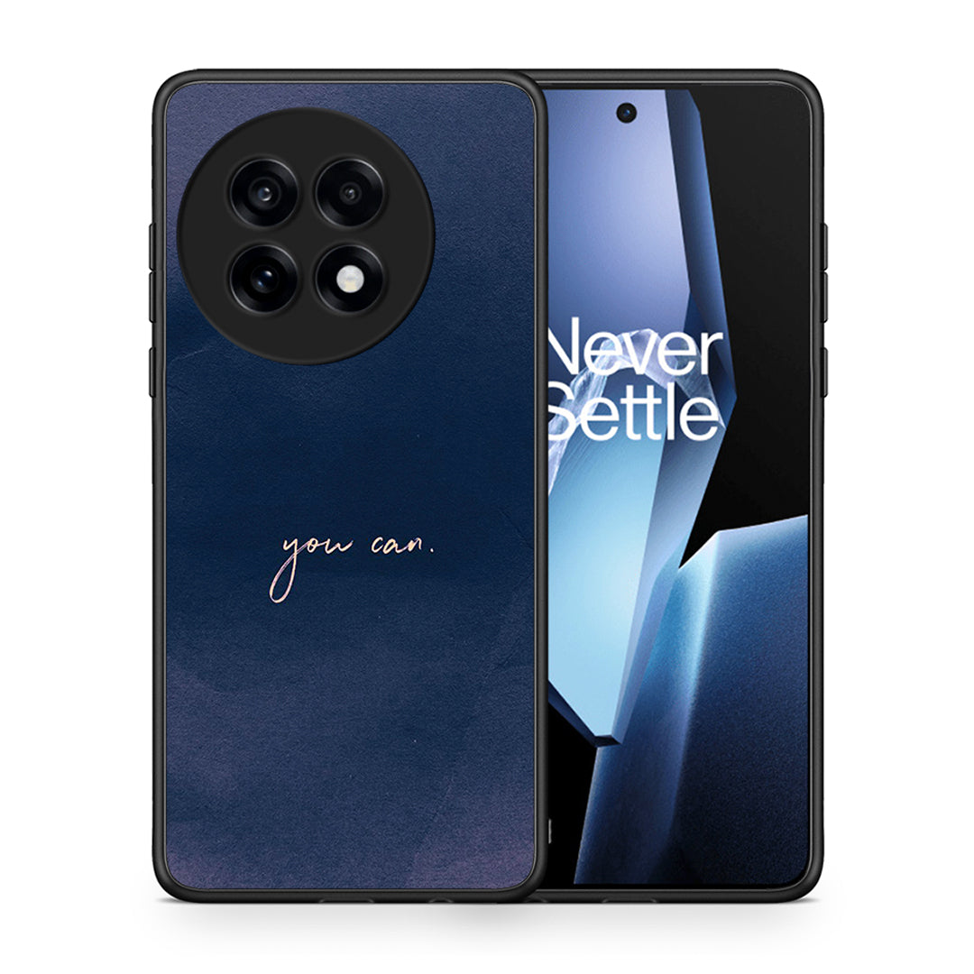 Θήκη OnePlus 13R You Can από τη Smartfits με σχέδιο στο πίσω μέρος και μαύρο περίβλημα | OnePlus 13R You Can case with colorful back and black bezels