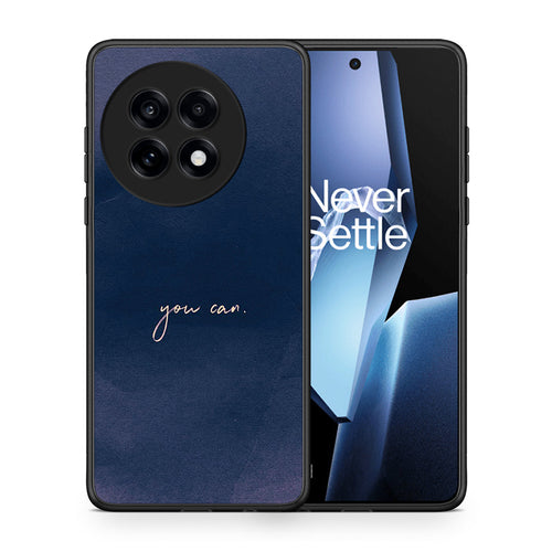 Θήκη OnePlus 13R You Can από τη Smartfits με σχέδιο στο πίσω μέρος και μαύρο περίβλημα | OnePlus 13R You Can case with colorful back and black bezels