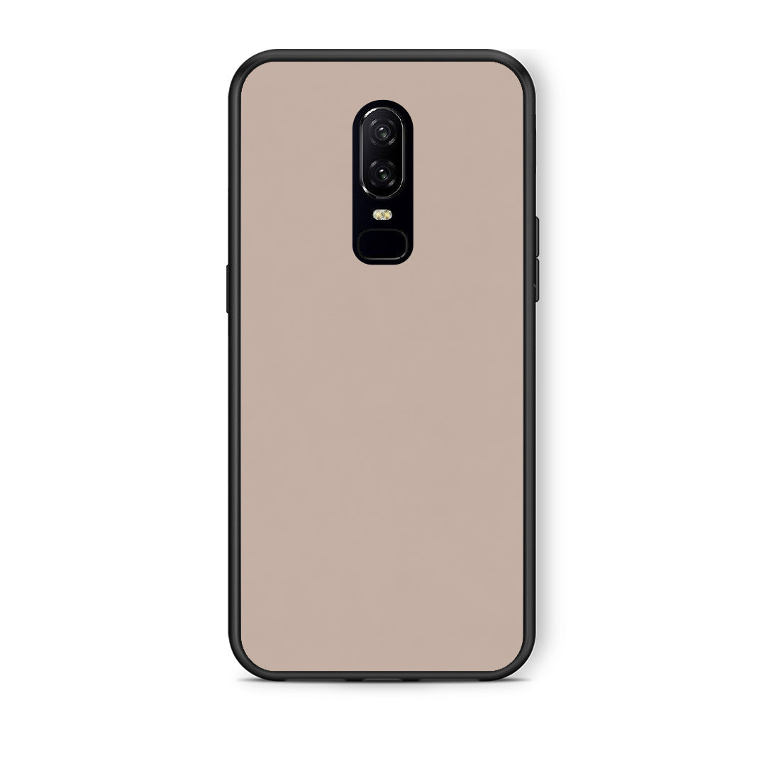 Θήκη OnePlus 6 Blush Beige από τη Smartfits με σχέδιο στο πίσω μέρος και μαύρο περίβλημα | OnePlus 6 Blush Beige case with colorful back and black bezels