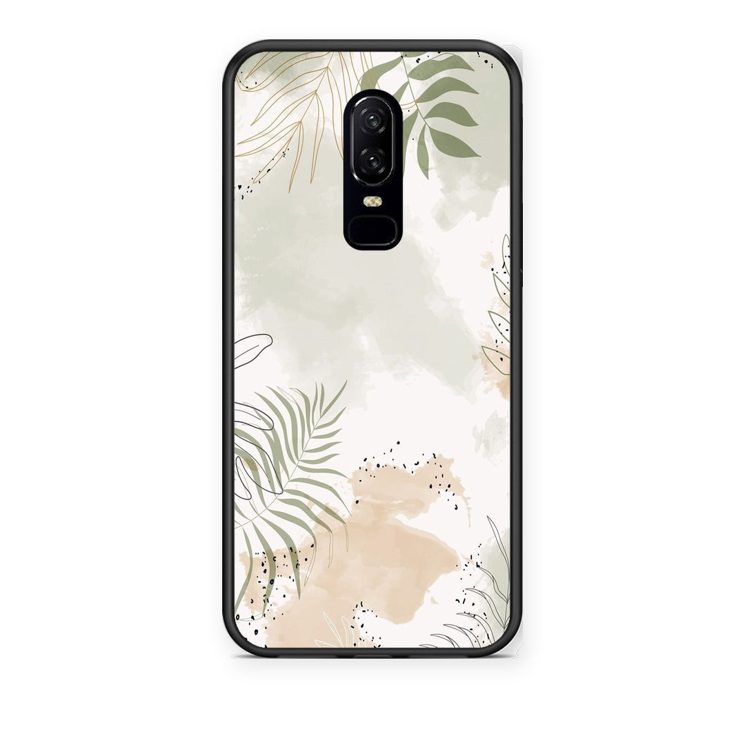 Θήκη OnePlus 6 Nude Plants από τη Smartfits με σχέδιο στο πίσω μέρος και μαύρο περίβλημα | OnePlus 6 Nude Plants case with colorful back and black bezels