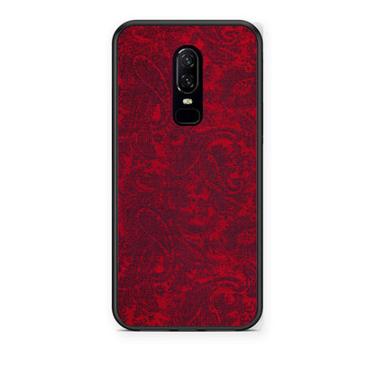 Θήκη OnePlus 6 Paisley Cashmere από τη Smartfits με σχέδιο στο πίσω μέρος και μαύρο περίβλημα | OnePlus 6 Paisley Cashmere case with colorful back and black bezels