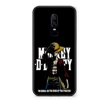 Θήκη OnePlus 6 Pirate King από τη Smartfits με σχέδιο στο πίσω μέρος και μαύρο περίβλημα | OnePlus 6 Pirate King case with colorful back and black bezels