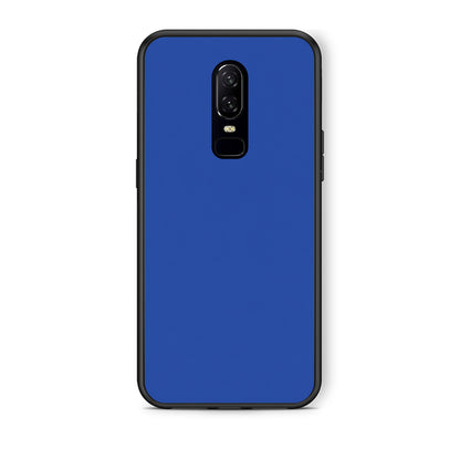 Θήκη OnePlus 6 Royal Blue από τη Smartfits με σχέδιο στο πίσω μέρος και μαύρο περίβλημα | OnePlus 6 Royal Blue case with colorful back and black bezels