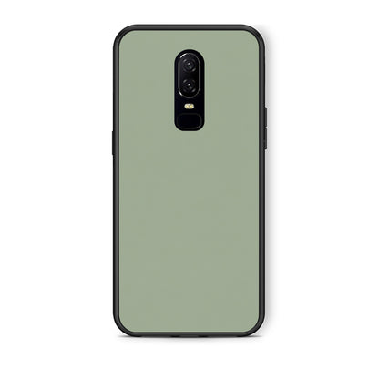 Θήκη OnePlus 6 Sage Green από τη Smartfits με σχέδιο στο πίσω μέρος και μαύρο περίβλημα | OnePlus 6 Sage Green case with colorful back and black bezels