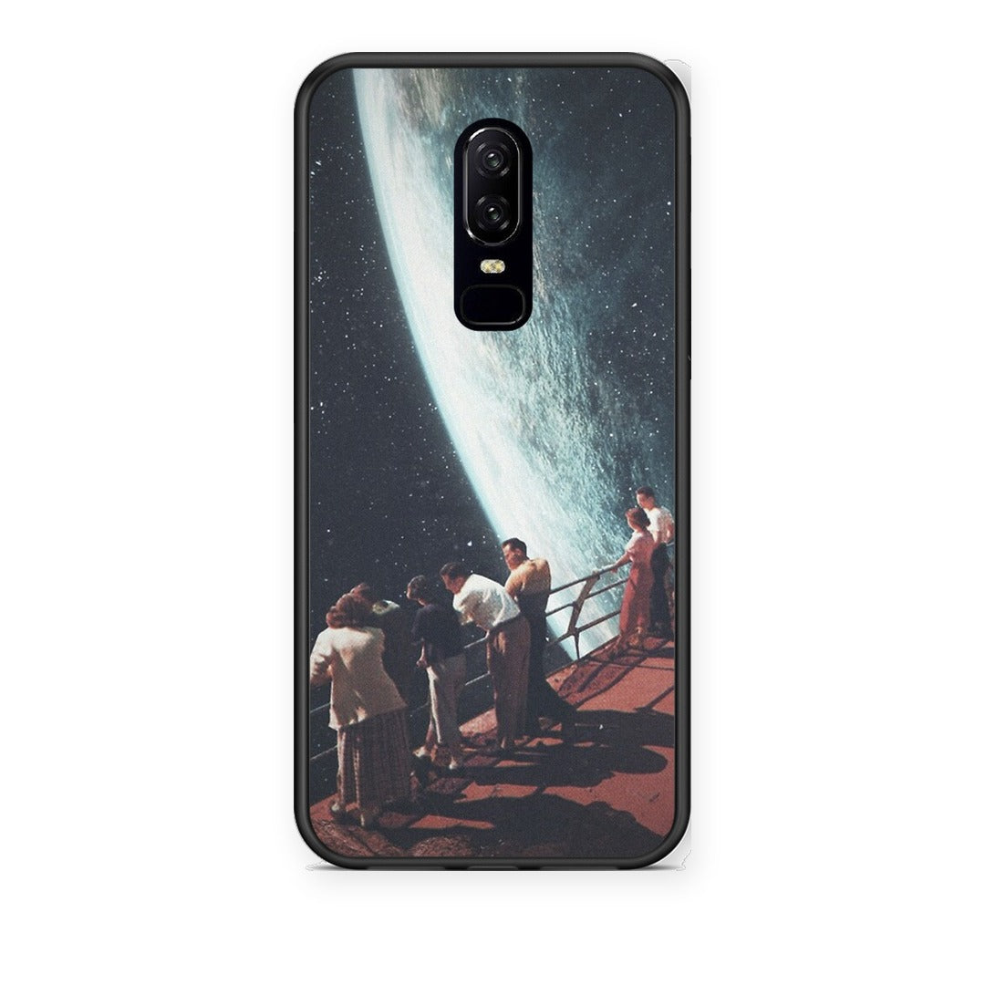 Θήκη OnePlus 6 Surreal View από τη Smartfits με σχέδιο στο πίσω μέρος και μαύρο περίβλημα | OnePlus 6 Surreal View case with colorful back and black bezels