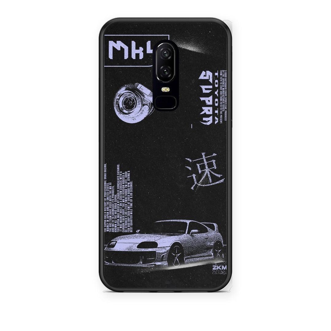 Θήκη OnePlus 6 Tokyo Drift από τη Smartfits με σχέδιο στο πίσω μέρος και μαύρο περίβλημα | OnePlus 6 Tokyo Drift case with colorful back and black bezels