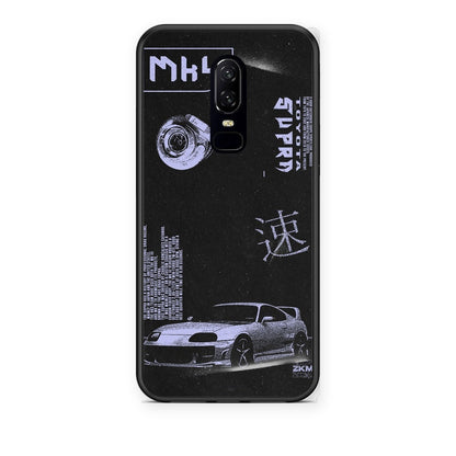Θήκη OnePlus 6 Tokyo Drift από τη Smartfits με σχέδιο στο πίσω μέρος και μαύρο περίβλημα | OnePlus 6 Tokyo Drift case with colorful back and black bezels