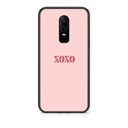 Θήκη OnePlus 6 XOXO Love από τη Smartfits με σχέδιο στο πίσω μέρος και μαύρο περίβλημα | OnePlus 6 XOXO Love case with colorful back and black bezels