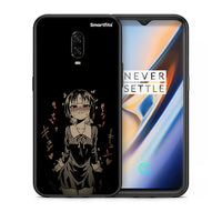 Thumbnail for Θήκη OnePlus 6T Anime Girl από τη Smartfits με σχέδιο στο πίσω μέρος και μαύρο περίβλημα | OnePlus 6T Anime Girl case with colorful back and black bezels