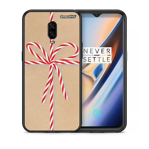 Θήκη OnePlus 6T Christmas Gift από τη Smartfits με σχέδιο στο πίσω μέρος και μαύρο περίβλημα | OnePlus 6T Christmas Gift case with colorful back and black bezels