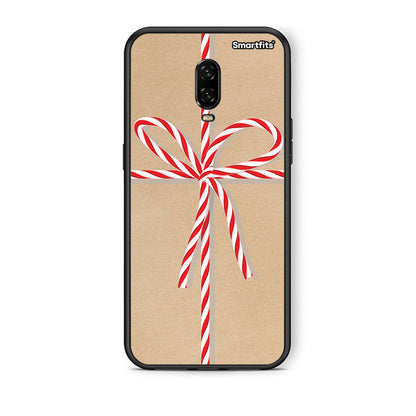 OnePlus 6T Christmas Gift θήκη από τη Smartfits με σχέδιο στο πίσω μέρος και μαύρο περίβλημα | Smartphone case with colorful back and black bezels by Smartfits