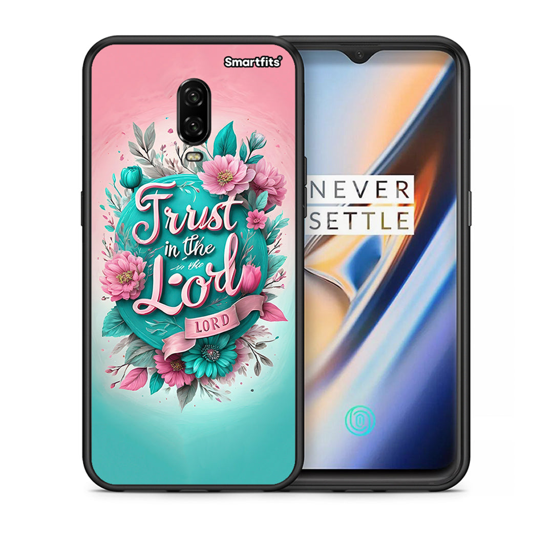 Θήκη OnePlus 6T Lord Trust από τη Smartfits με σχέδιο στο πίσω μέρος και μαύρο περίβλημα | OnePlus 6T Lord Trust case with colorful back and black bezels