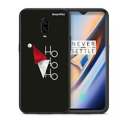 Θήκη OnePlus 6T Minimal Christmas από τη Smartfits με σχέδιο στο πίσω μέρος και μαύρο περίβλημα | OnePlus 6T Minimal Christmas case with colorful back and black bezels