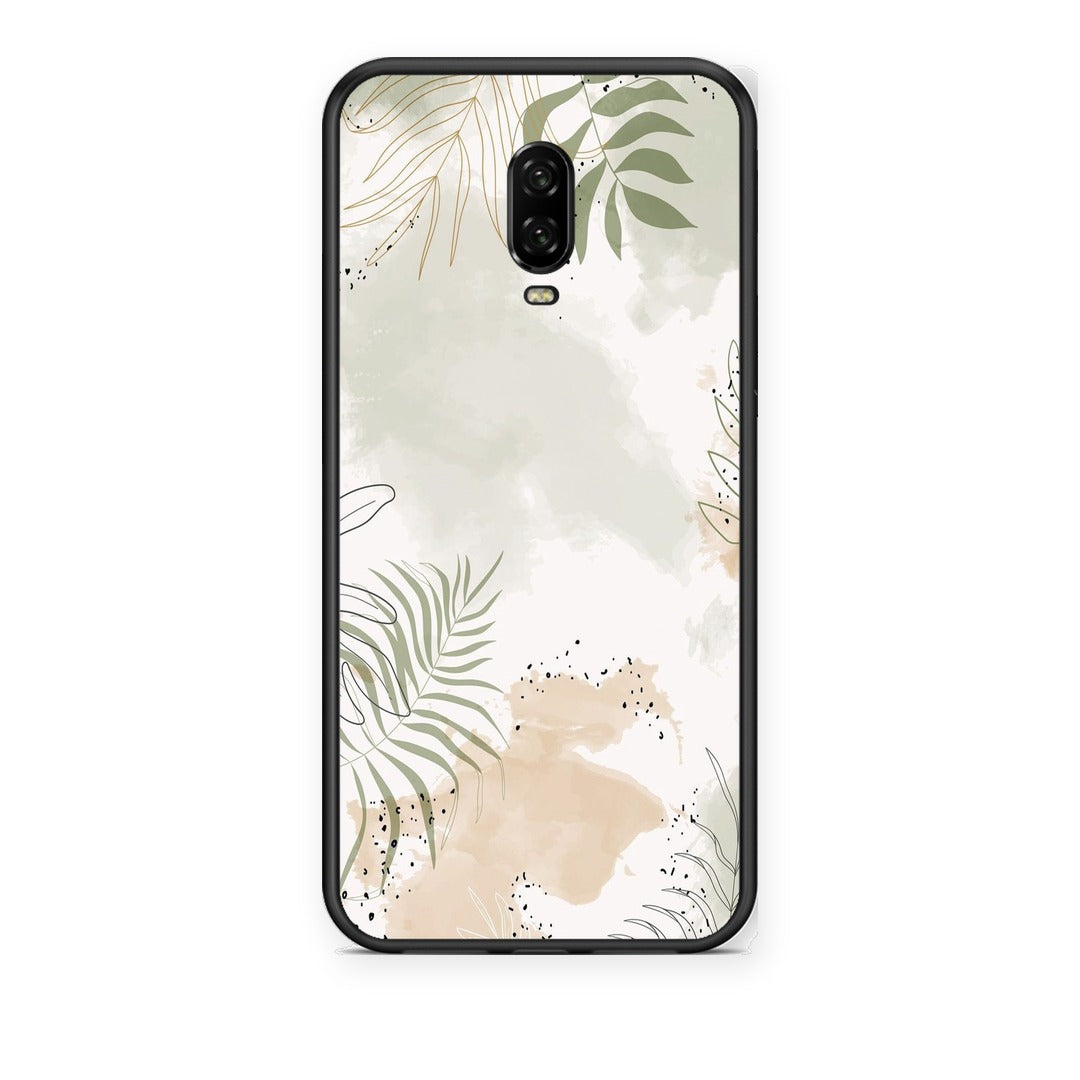 Θήκη OnePlus 6T Nude Plants από τη Smartfits με σχέδιο στο πίσω μέρος και μαύρο περίβλημα | OnePlus 6T Nude Plants case with colorful back and black bezels