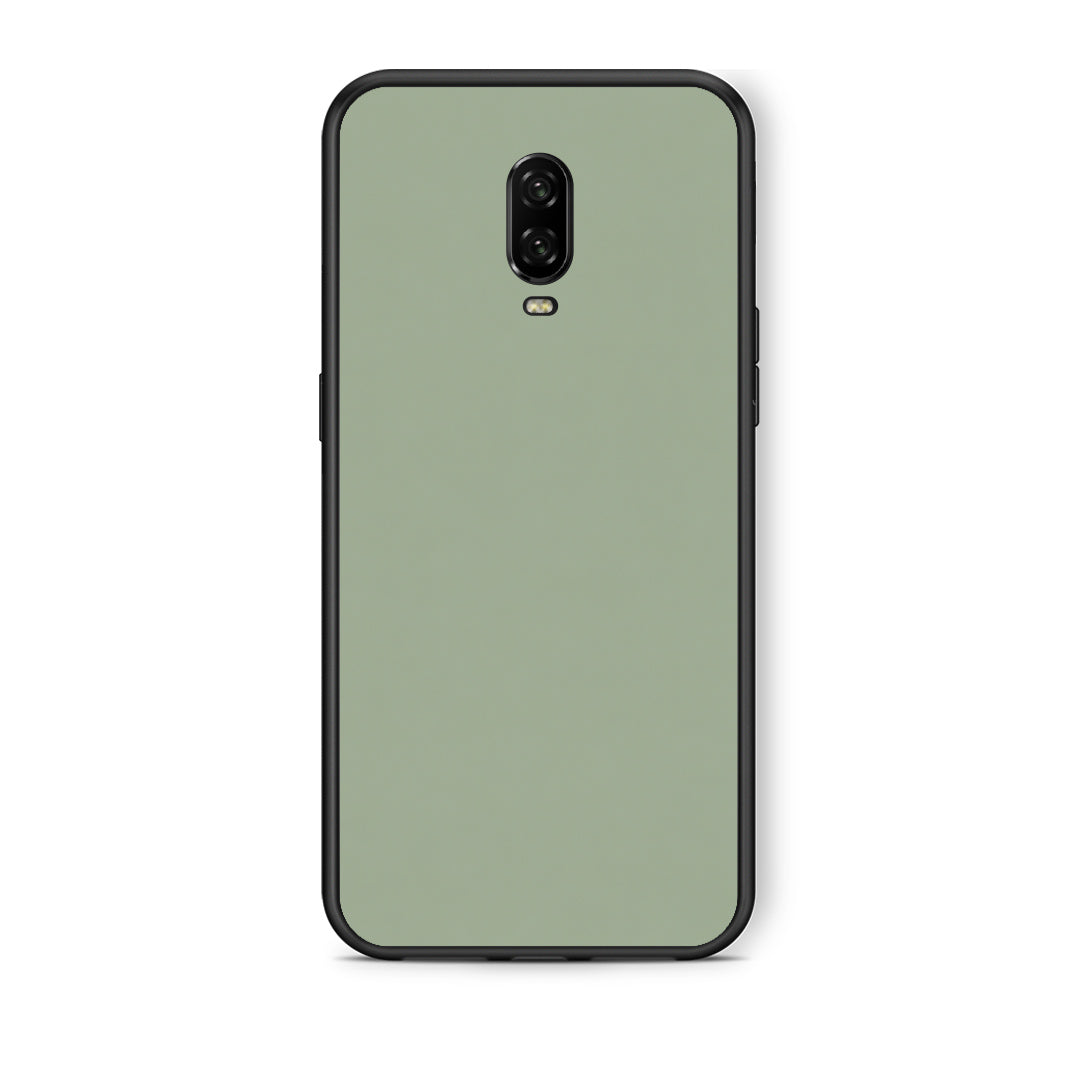 Θήκη OnePlus 6T Sage Green από τη Smartfits με σχέδιο στο πίσω μέρος και μαύρο περίβλημα | OnePlus 6T Sage Green case with colorful back and black bezels