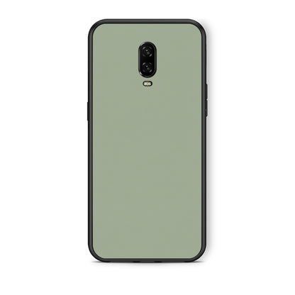 Θήκη OnePlus 6T Sage Green από τη Smartfits με σχέδιο στο πίσω μέρος και μαύρο περίβλημα | OnePlus 6T Sage Green case with colorful back and black bezels