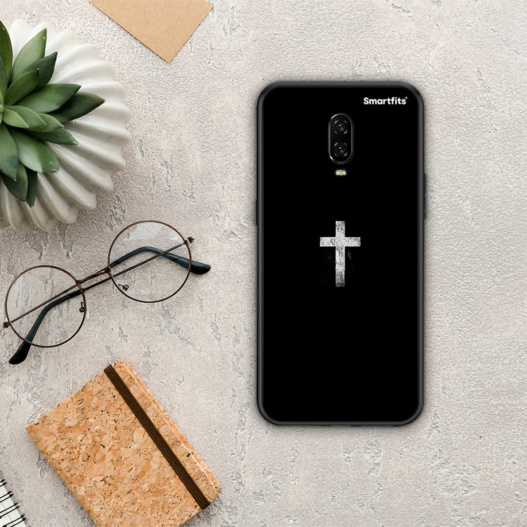 White Cross - OnePlus 6T θήκη