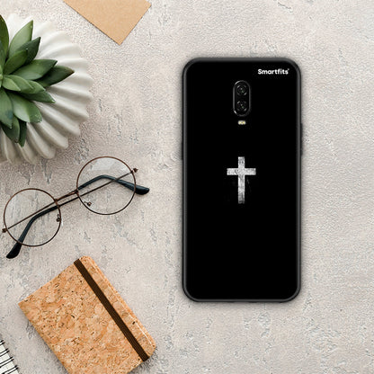 White Cross - OnePlus 6T θήκη
