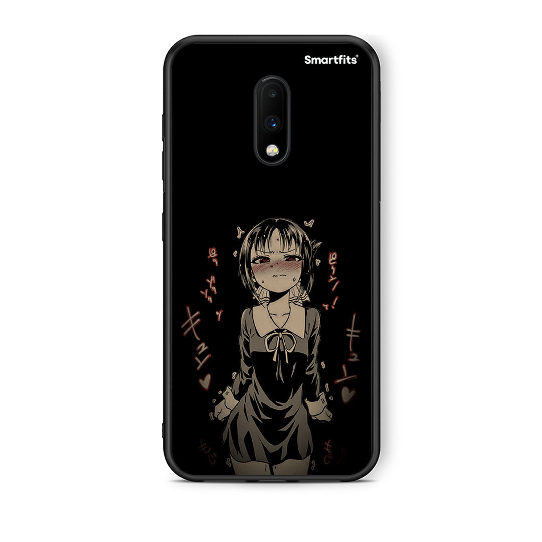 OnePlus 7 Anime Girl θήκη από τη Smartfits με σχέδιο στο πίσω μέρος και μαύρο περίβλημα | Smartphone case with colorful back and black bezels by Smartfits