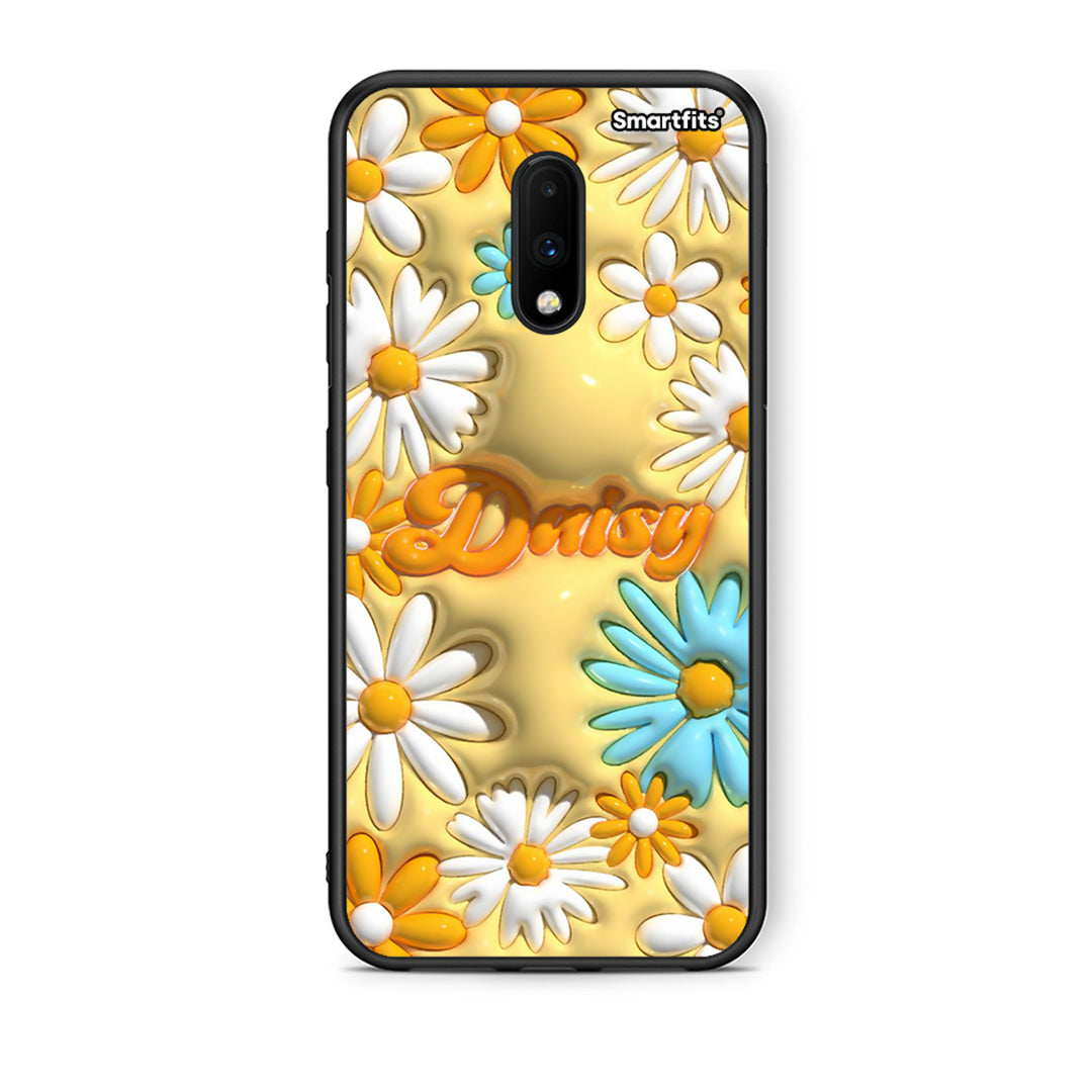 OnePlus 7 Bubble Daisies θήκη από τη Smartfits με σχέδιο στο πίσω μέρος και μαύρο περίβλημα | Smartphone case with colorful back and black bezels by Smartfits