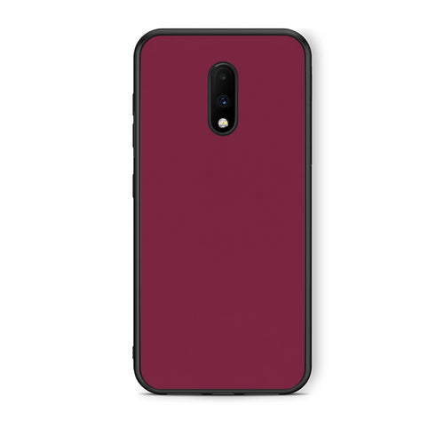 Θήκη OnePlus 7 Burgundy από τη Smartfits με σχέδιο στο πίσω μέρος και μαύρο περίβλημα | OnePlus 7 Burgundy case with colorful back and black bezels