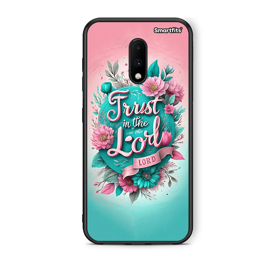 OnePlus 7 Lord Trust θήκη από τη Smartfits με σχέδιο στο πίσω μέρος και μαύρο περίβλημα | Smartphone case with colorful back and black bezels by Smartfits