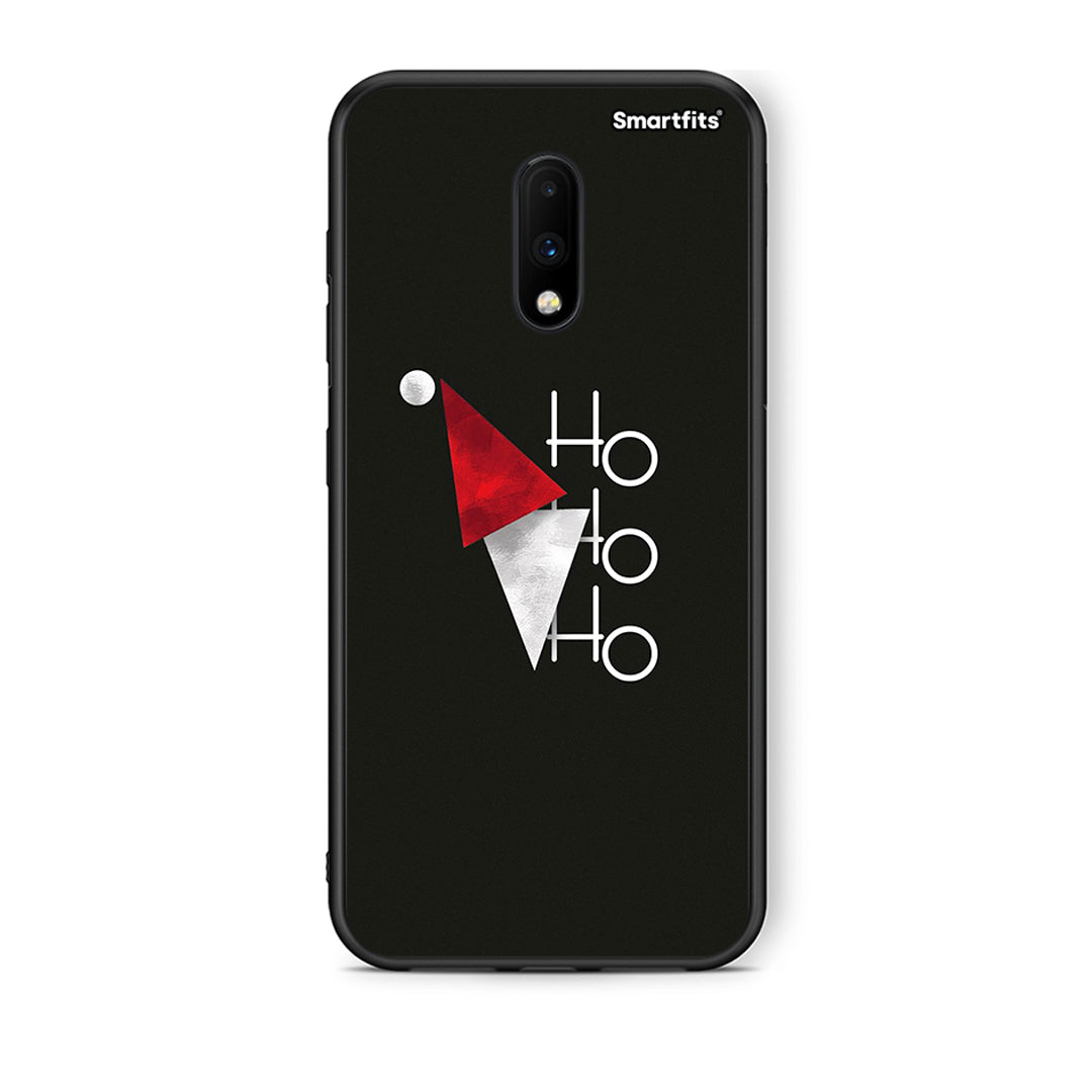 OnePlus 7 Minimal Christmas θήκη από τη Smartfits με σχέδιο στο πίσω μέρος και μαύρο περίβλημα | Smartphone case with colorful back and black bezels by Smartfits