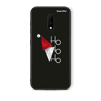 OnePlus 7 Minimal Christmas θήκη από τη Smartfits με σχέδιο στο πίσω μέρος και μαύρο περίβλημα | Smartphone case with colorful back and black bezels by Smartfits