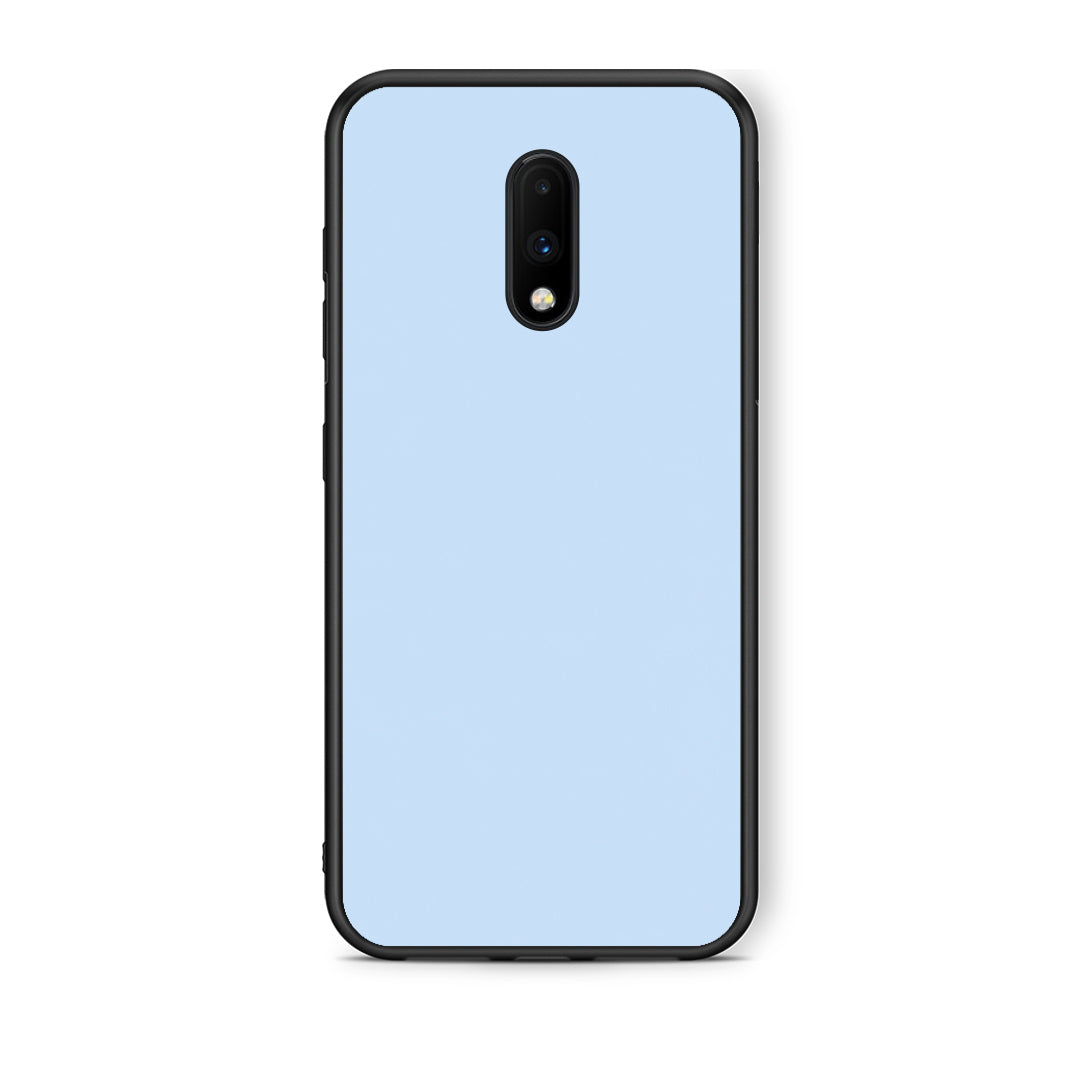 Θήκη OnePlus 7 Powder Blue από τη Smartfits με σχέδιο στο πίσω μέρος και μαύρο περίβλημα | OnePlus 7 Powder Blue case with colorful back and black bezels