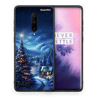 Thumbnail for Θήκη OnePlus 7 Pro Christmas Scenery από τη Smartfits με σχέδιο στο πίσω μέρος και μαύρο περίβλημα | OnePlus 7 Pro Christmas Scenery case with colorful back and black bezels