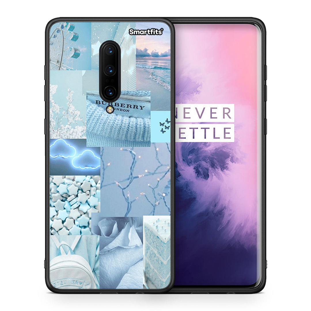 Θήκη OnePlus 7 Pro Ciel Aesthetic Collage από τη Smartfits με σχέδιο στο πίσω μέρος και μαύρο περίβλημα | OnePlus 7 Pro Ciel Aesthetic Collage case with colorful back and black bezels