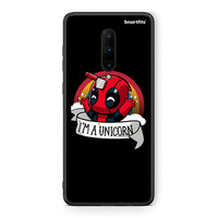 Thumbnail for OnePlus 7 Pro Unicorn Deadpool θήκη από τη Smartfits με σχέδιο στο πίσω μέρος και μαύρο περίβλημα | Smartphone case with colorful back and black bezels by Smartfits