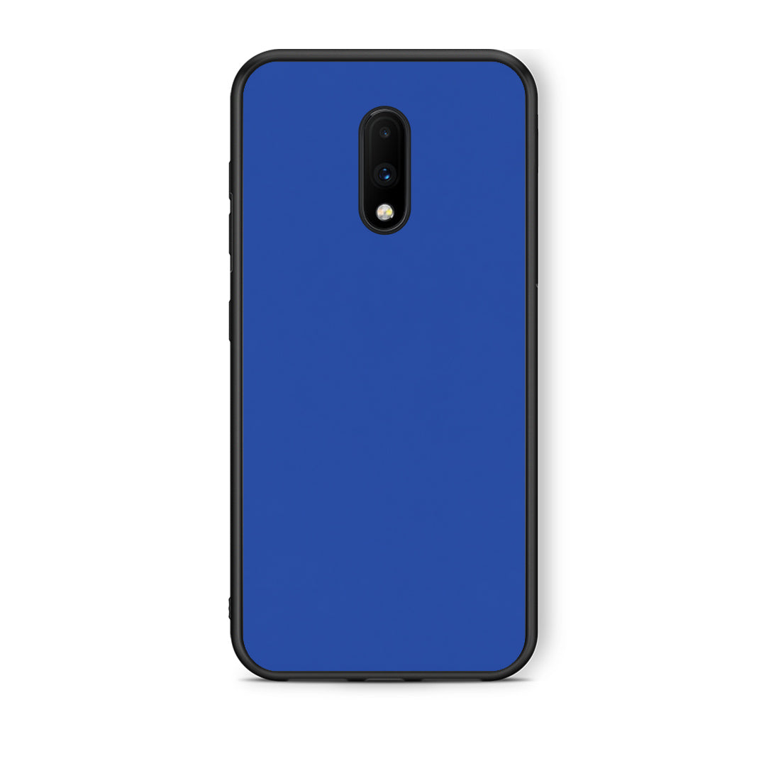 Θήκη OnePlus 7 Royal Blue από τη Smartfits με σχέδιο στο πίσω μέρος και μαύρο περίβλημα | OnePlus 7 Royal Blue case with colorful back and black bezels