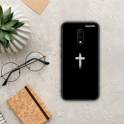 White Cross - OnePlus 7 θήκη