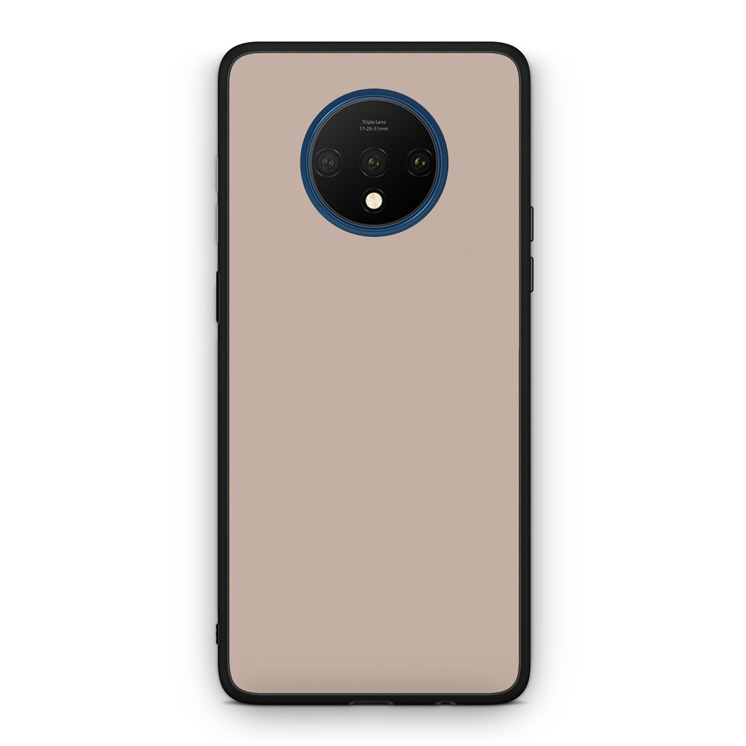 Θήκη OnePlus 7T Blush Beige από τη Smartfits με σχέδιο στο πίσω μέρος και μαύρο περίβλημα | OnePlus 7T Blush Beige case with colorful back and black bezels