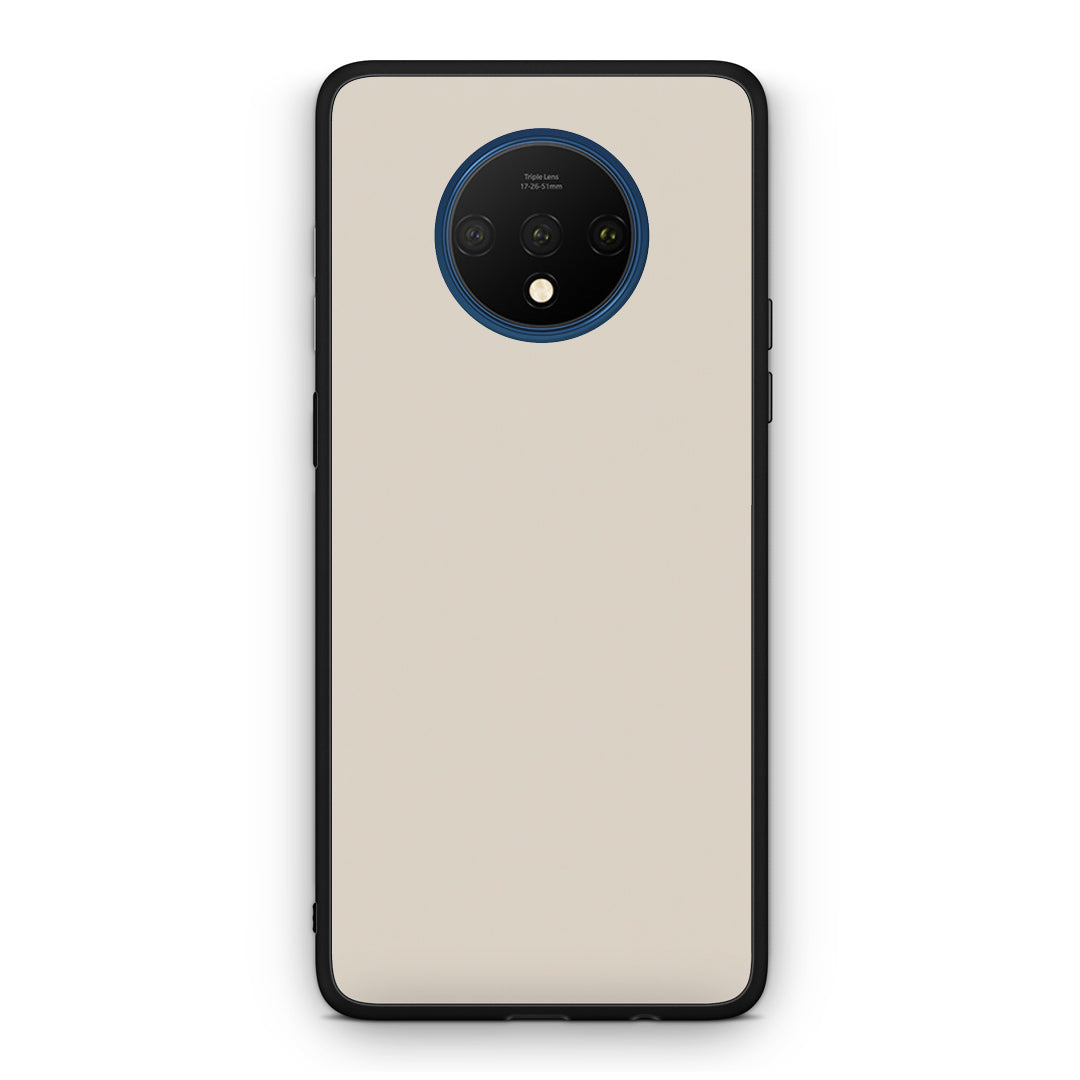 Θήκη OnePlus 7T Ivory Beige από τη Smartfits με σχέδιο στο πίσω μέρος και μαύρο περίβλημα | OnePlus 7T Ivory Beige case with colorful back and black bezels