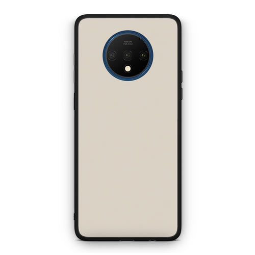 Θήκη OnePlus 7T Ivory Beige από τη Smartfits με σχέδιο στο πίσω μέρος και μαύρο περίβλημα | OnePlus 7T Ivory Beige case with colorful back and black bezels