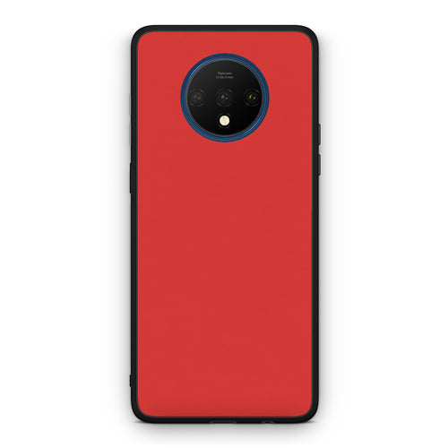 Θήκη OnePlus 7T Poppy Red από τη Smartfits με σχέδιο στο πίσω μέρος και μαύρο περίβλημα | OnePlus 7T Poppy Red case with colorful back and black bezels