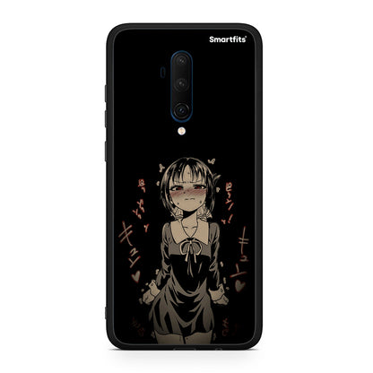 OnePlus 7T Pro Anime Girl θήκη από τη Smartfits με σχέδιο στο πίσω μέρος και μαύρο περίβλημα | Smartphone case with colorful back and black bezels by Smartfits