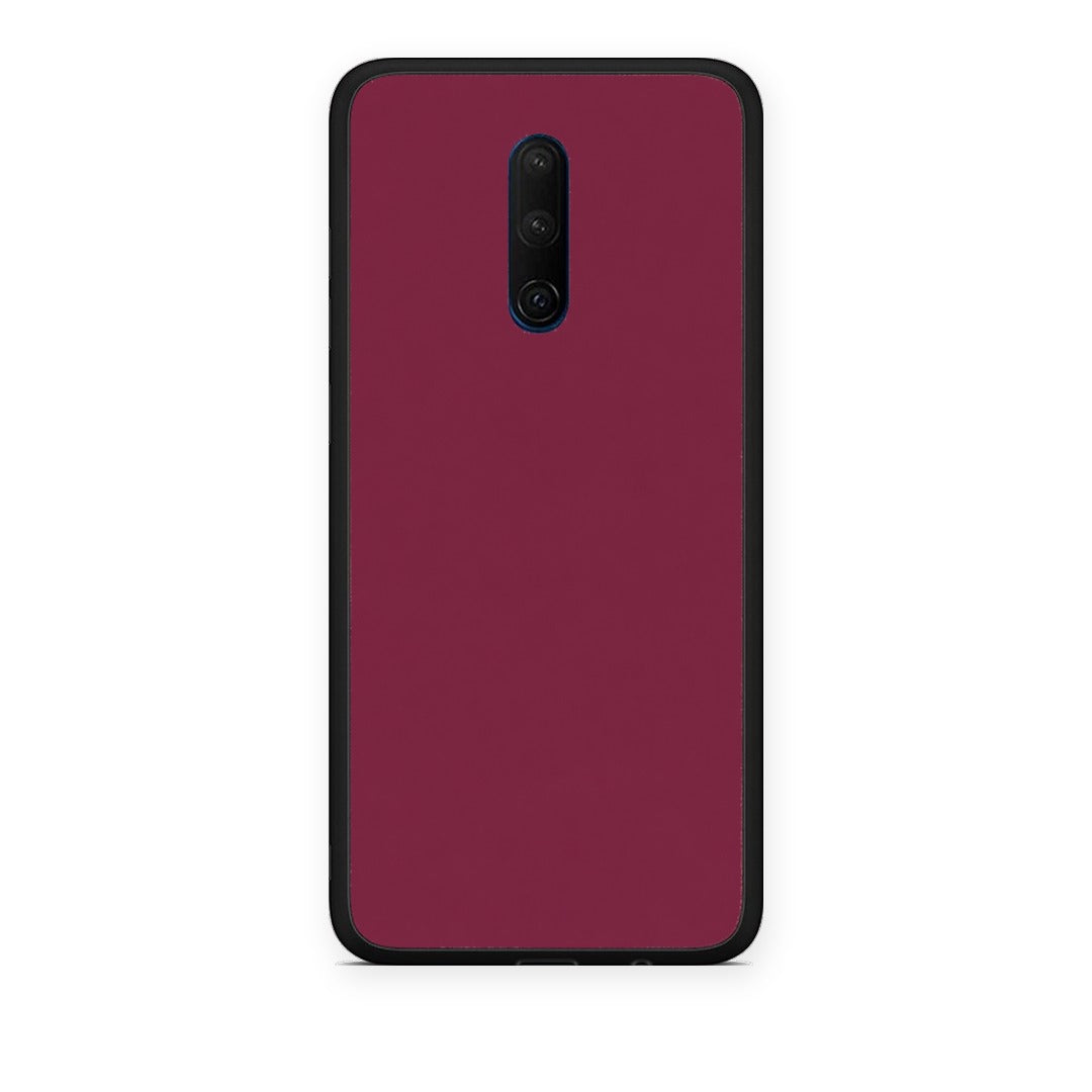 Θήκη OnePlus 7T Pro Burgundy από τη Smartfits με σχέδιο στο πίσω μέρος και μαύρο περίβλημα | OnePlus 7T Pro Burgundy case with colorful back and black bezels