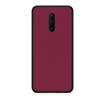 Θήκη OnePlus 7T Pro Burgundy από τη Smartfits με σχέδιο στο πίσω μέρος και μαύρο περίβλημα | OnePlus 7T Pro Burgundy case with colorful back and black bezels
