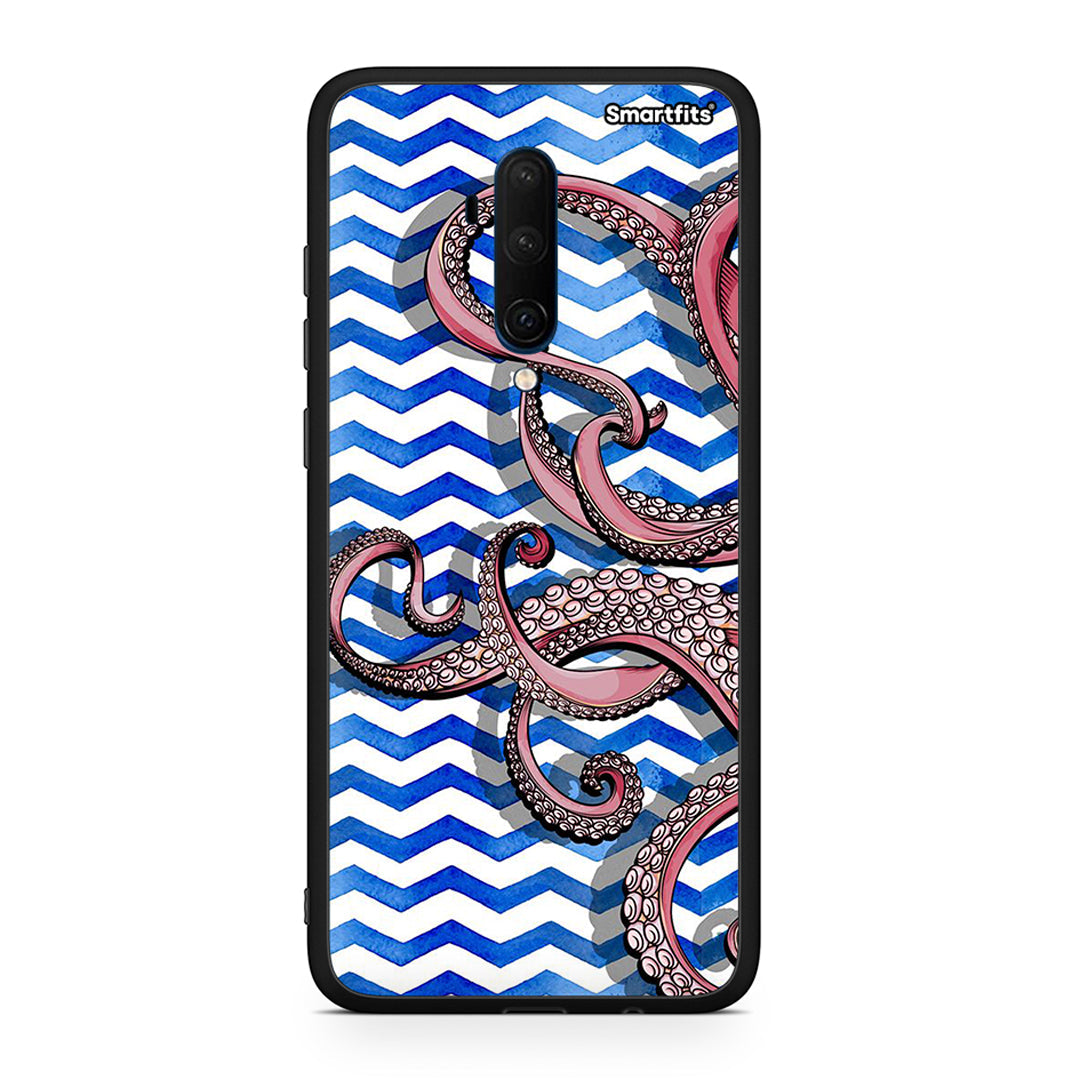 OnePlus 7T Pro Chevron Devilfish θήκη από τη Smartfits με σχέδιο στο πίσω μέρος και μαύρο περίβλημα | Smartphone case with colorful back and black bezels by Smartfits