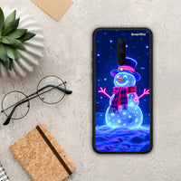 Thumbnail for Christmas Neon Snowman - OnePlus 7T Pro θήκη