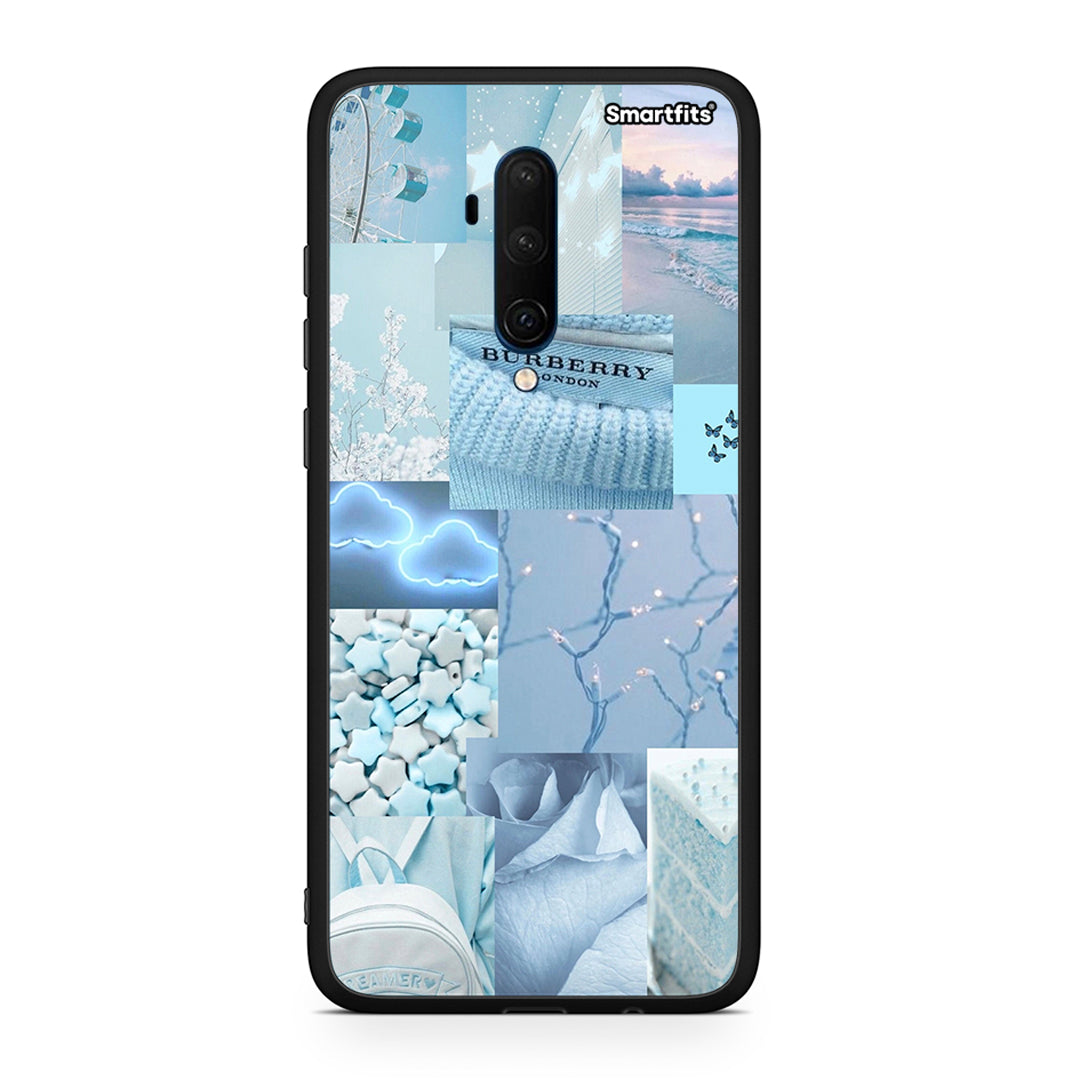 OnePlus 7T Pro Ciel Aesthetic Collage θήκη από τη Smartfits με σχέδιο στο πίσω μέρος και μαύρο περίβλημα | Smartphone case with colorful back and black bezels by Smartfits